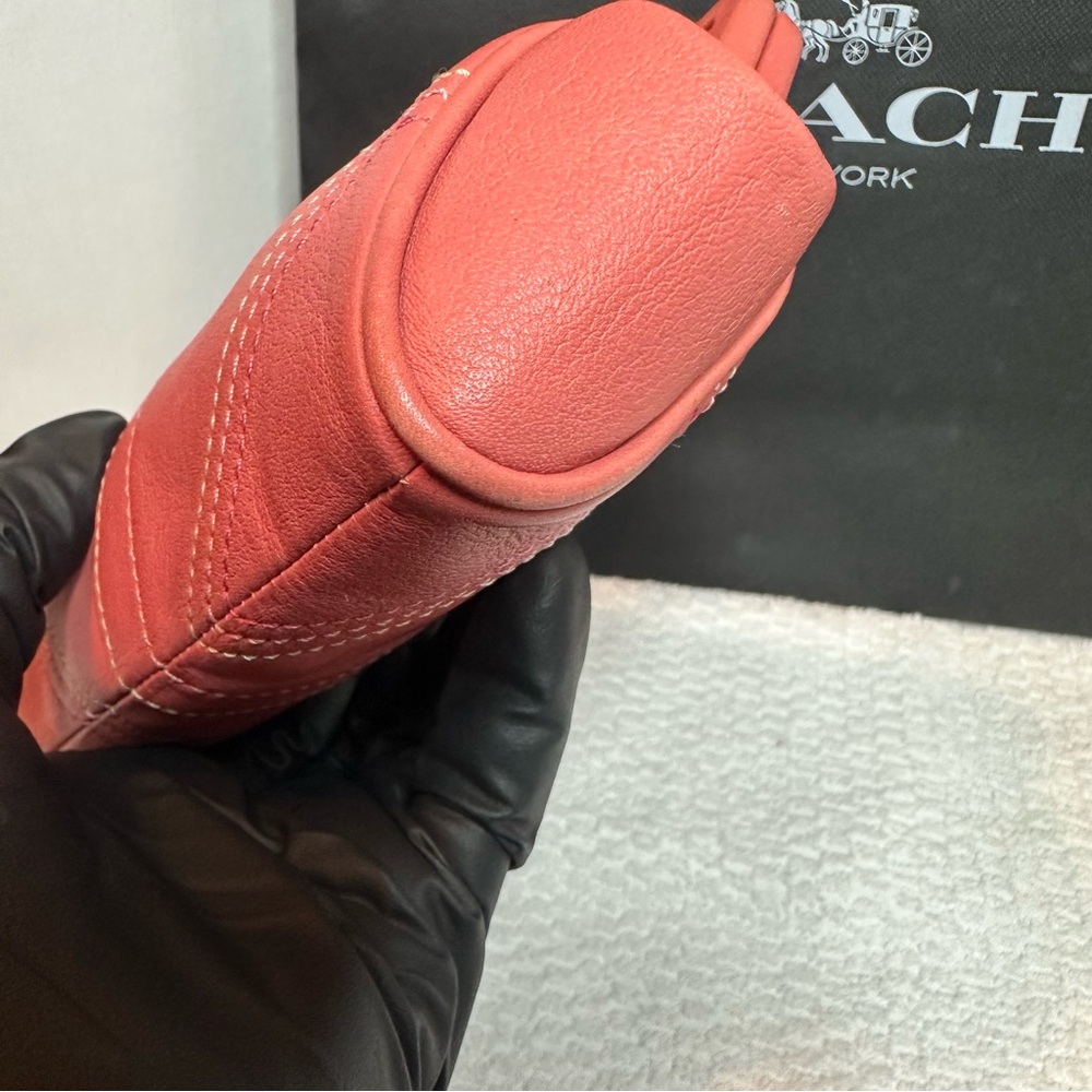 Coach Orange Wristlet Clutch - Picture 4 of 16
